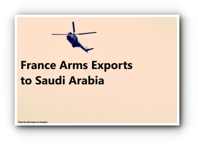 France Arms Exports to Saudi Arabia